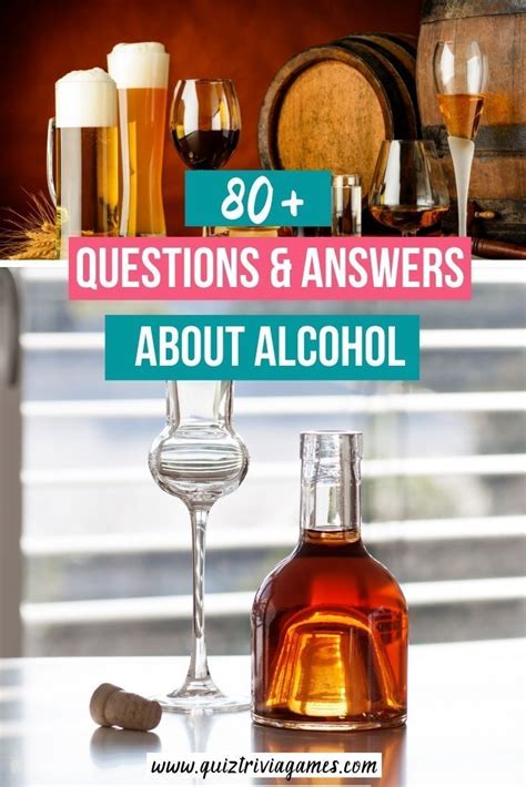 8 Alcohol Quizzes, Questions, Answers & Trivia .